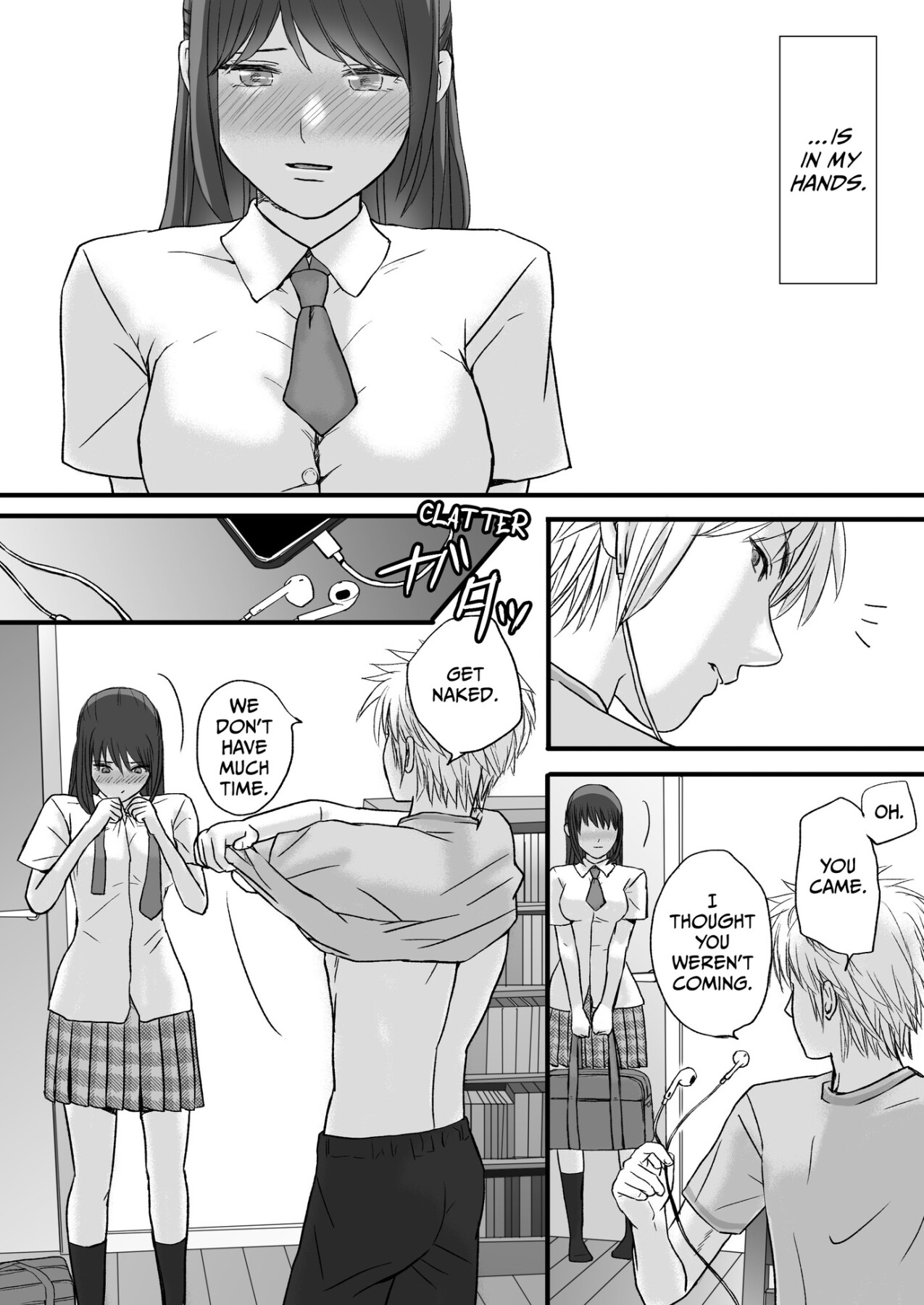 Hentai Manga Comic-You Said It'd Just Be Grinding... But You Ended up Slipping It In. Now I'm Just the Top Student's Toy.-Read-98